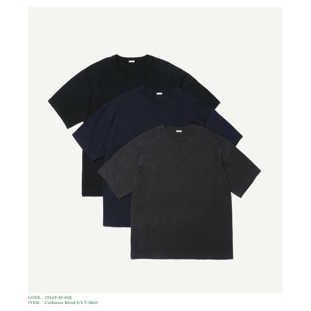 A.PRESSE 25SS Cashmere Blend S/S T-Shirt